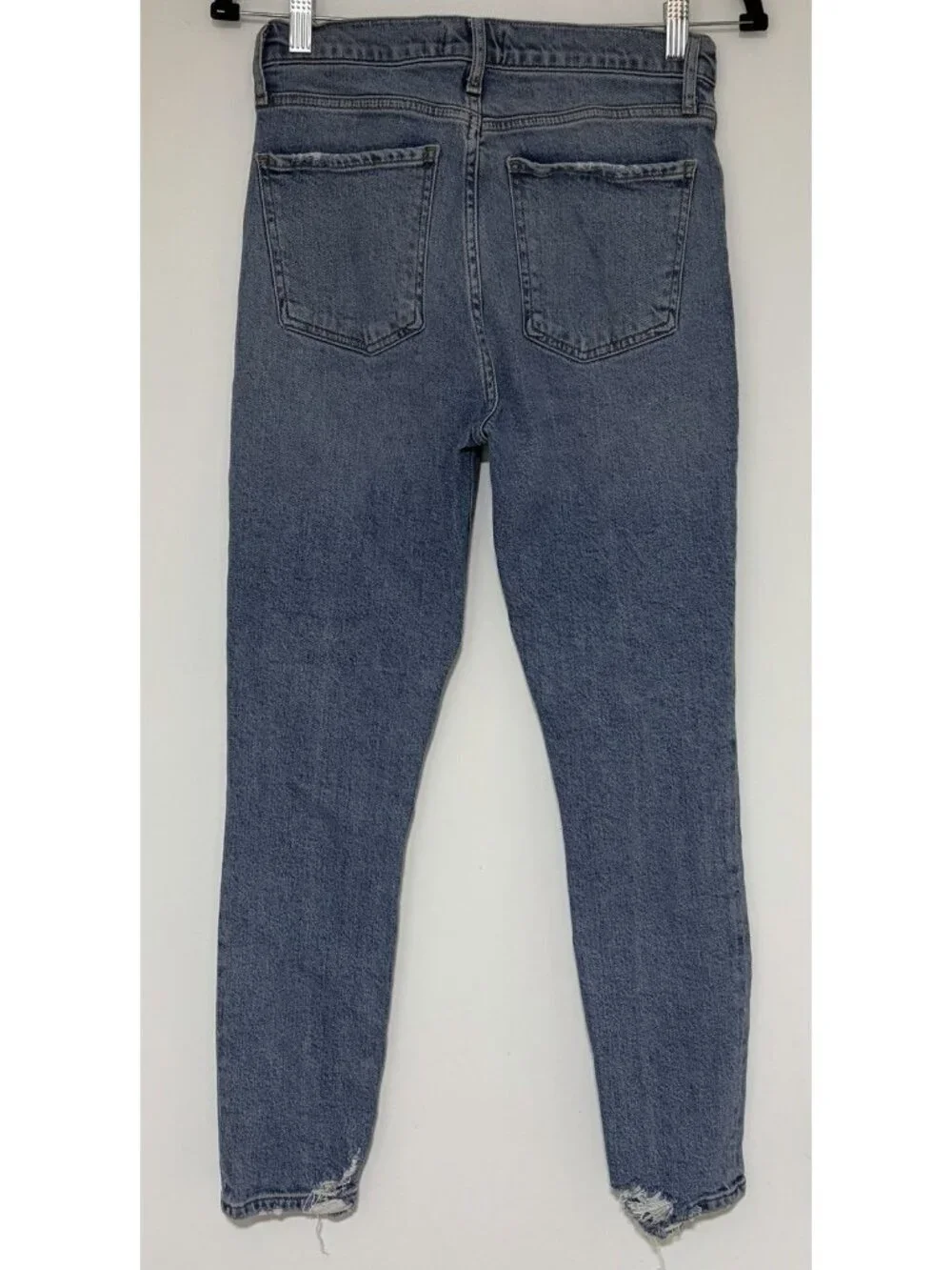 Agolde High Rise Hidden Button Fly Women’s Nico Blue Jeans Size 26